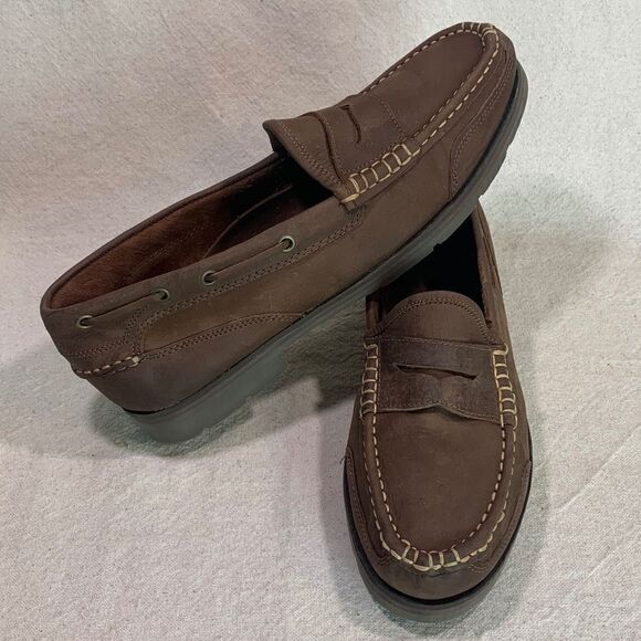 Vintage Campus Club Penny Loafers Mens Size 10D - Picture 7 of 16